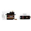 ES08MA II 12g Mini Metal Gear Analog Servo Shockproof Stable Machine Compatible for RC Model view 2