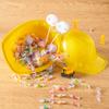 JOYIN 24 Pcs Toy Construction Hard Hats, Soft Plastic Yellow Kids Party Hat, Birthday for Construction Birthday Party, Childrens Engineer,Building Dress Up Hats, Theme Party Favors view 4