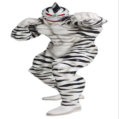 CCP CMC Series CCP Muscular Collection No. 68 Kinnikuman Zebra 2.0 Special Color, Approx. 7.7 inches (19.5 cm), PVC, Pre-Painted and Finished Product Soft Vinyl Figure