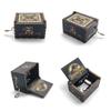 Bolunlun Jurassic music box, wooden hand-cranked music box, wooden toy for movie fans, gift for boyfriend and kids, perfect for Valentine's Day, birthday, Halloween and Christmas. (Jurassic song) view 3