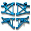 Dhawk Racing CNC Aluminum Front & Rear Arms Blue for Team Associated RC10GT RC10T view 1