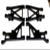 Dhawk CNC Aluminum Front & Rear Arms Black for Team Associated RC10GT RC10T view 1