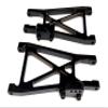 Dhawk CNC Aluminum Front & Rear Arms Black for Team Associated RC10GT RC10T view 2