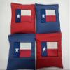 Texas Flag Cornhole Bags Regulation Corn hole Bean Bag Toss (Filling - Whole Corn) view 2