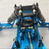 Dhawk CNC Aluminum Front Bulkhead Blue for Team Associated RC10GT RC10T view 4