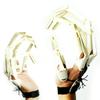 1 Pair Halloween Articulated Finger Extensions,3D Printed Flexible Finger Extensions Fits All Finger Sizes Scary Cosplay Finger Puppets Toys (White) view 1
