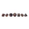 Seven Seas Pirates Metal Blue and Copper Dice Set with Display Box view 3