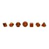 Seven Seas Pirates Metal Red and Gold Spider Web Dice Set with Display Box view 3