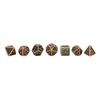 Seven Seas Pirates Metal Green and Copper Dice Set with Display Box view 3