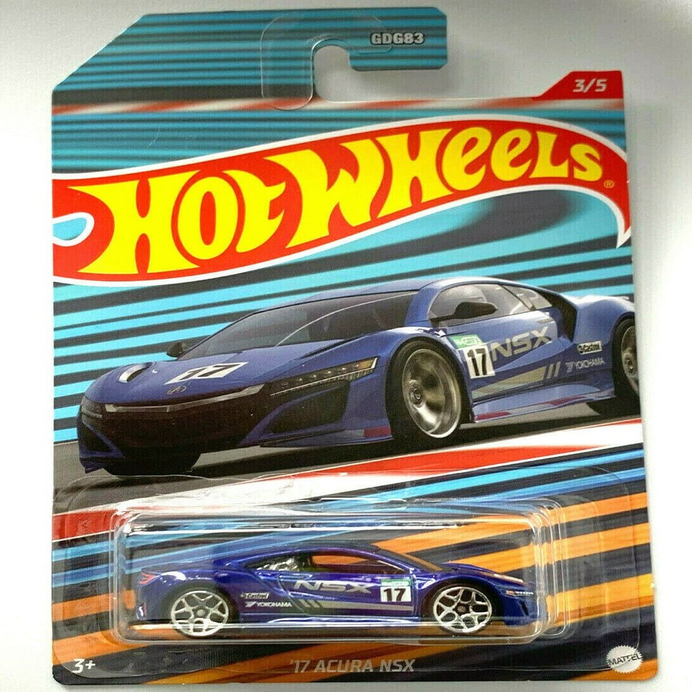 DieCast Hot Wheels '17 NSX (Blue) - 2022 Themed Exotics Series 3/5