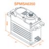 Spektrum A6350 Ultra Torque/High Speed Brushless HV Servo, SPMSA6350 view 4