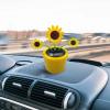 Xindarl Dancing Solar Toys, 8 Styles Solar Dancing Flower Cactus Solar Powered Toys Car Swinging Dancing Toy Car Windowsill Decoration Holiday Car Dashboard Office Home Desk Decor view 4