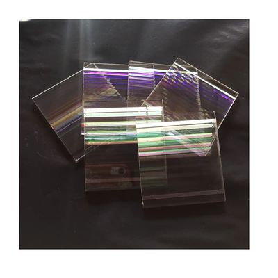 Lab Microscope Slides 10 PCS Beautiful Damage Rectangle Prism for Party Home Decoration Art DIY Design, Projector Dichroic Prism Microscope Parts (Color : 33.5x33.5x2mm)