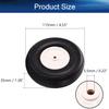 Auniwaig 4.5" Tire and Wheel Sets RC Model Foam Wheel Super Light PU Sponge Tire with Plastic Hub for RC Car Airplane 2 Pcs view 2