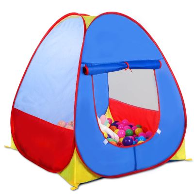 EocuSun Pop Up Playhouse, Ball Pit Kids Play Tent for Indoor & Outdoor, Foldable Play Tent for Kids Girls & Boys (Balls Not Included) (Multicolor)