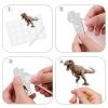 18pcs Glitter Dinosaur Dessert Cupcake Topper Baby Shower Theme Girls Boys Happy Birthday Party Decor Supplies Decorations view 4
