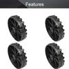 Auniwaig 4PCS RC Car Wheel Plastic RC Drift Cars Tires Set 30mm Dia for DIY RC Car Truck Boat Helicopter Model Black view 3