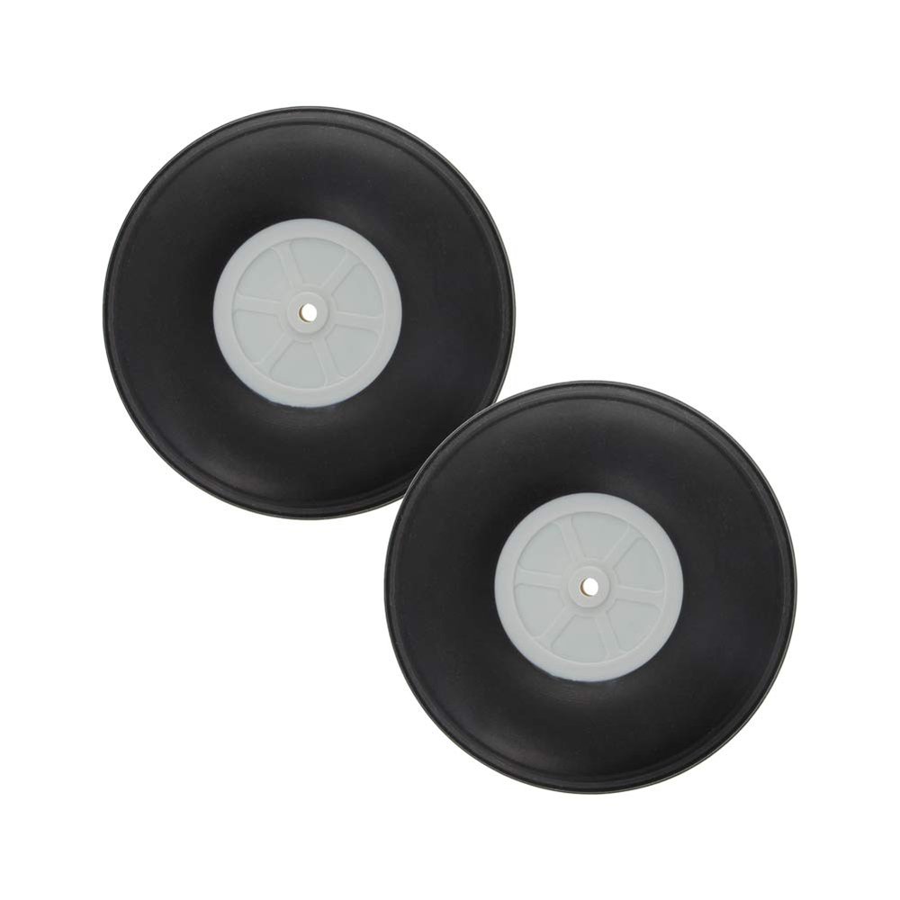 Auniwaig 5" Tire and Wheel Sets RC Model Foam Wheel Super Light PU Sponge Tire with Plastic Hub for RC Car Airplane 2 Pcs