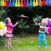 Hungdao 30 Pcs Bouncy Balls Bulk with Colorful Streamers, Large Rubber High Bounce Balls for Kids Party Favors, Piata Fillers, Goodie Bag Stuffers, Carnival Prizes, Classroom Rewards view 3