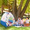 EocuSun Pop Up Playhouse, Ball Pit Kids Play Tent for Indoor & Outdoor, Foldable Tent for Kids Girls & Boys Toys (Balls Not Included) (Blue) view 2