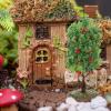 2Pcs Artificial Apple Tree Model - Miniature Fruit Trees for Micro Landscape, Dollhouse, Sand Table Scenery Decor view 2