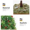 2Pcs Artificial Apple Tree Model - Miniature Fruit Trees for Micro Landscape, Dollhouse, Sand Table Scenery Decor view 4