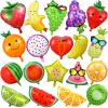 28 Pcs Summer Fruit Foil Aluminum Helium Balloons for Tutti Fruit Party Decorations Tropical Strawberry Watermelon Jumbo Balloons for Wedding Birthday Shower Party Supplies 18 Inch view 1
