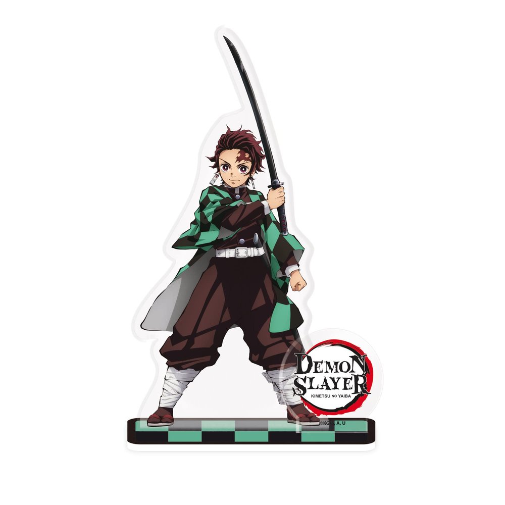 ABYSTYLE Demon Slayer Anime Tanjiro Kamado 5" Acryl Acrylic Stand Model Figure Anime Manga Fantasy Desktop Accessories Merch Gift