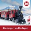 LGB 70308 Garden Railway Starter Set Christmas Train with Locomotive and Two Carriages, Outdoor Railway, G Scale view 3