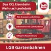 LGB 70308 Garden Railway Starter Set Christmas Train with Locomotive and Two Carriages, Outdoor Railway, G Scale view 4