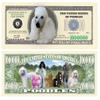 American Art Classics Pack of 100 - Poodle $Million Dollar$ Novelty Bill Collectible - Best Gift for Poodle Lovers view 1