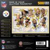 MasterPieces 500 Piece Steelers Puzzle  Officially Licensed NFL Pittsburgh Steelers All-Time Greats Jigsaw for Adults and Fans  Bold Artwork, Eco-Friendly, Durable 15" x 21" Sports Collectible view 2