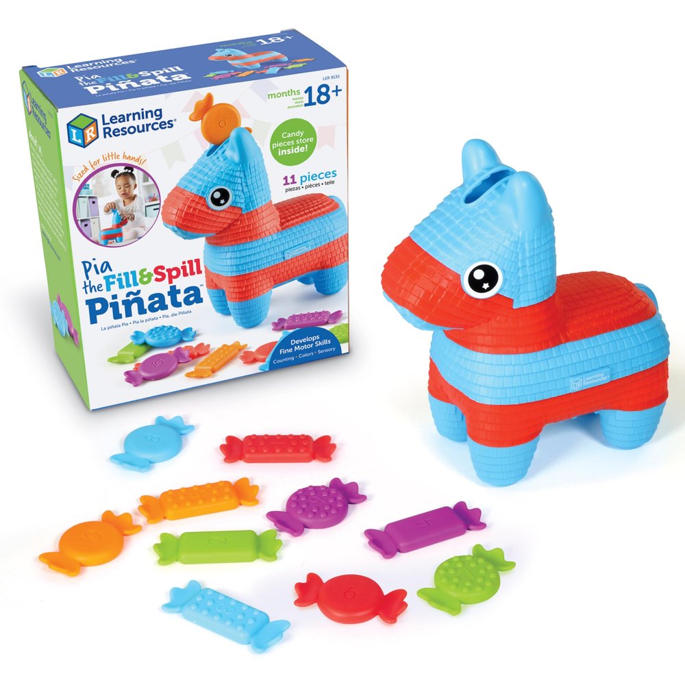 Learning Resources Pia the Fill & Spill Piata - Toddler Montessori, Ages 18 Months +