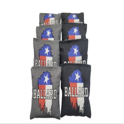 Distressed Texas Flag Custom Printed Cornhole Bags Regulation 6x6 corn hole bags (Whole Corn Filling)