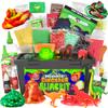 Original Stationery Dinosaur Slime Kit for Boys, DIY Glow-in-The-Dark Slime Set with Lava, Blood & Dino Poop, Fun Sensory Play Activity with Glitter Formula, Gift for Birthdays & Easter view 1