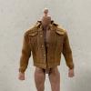 1/12 Scale Miniature Brown Denim Jacket for Mezco, Mixmax, NOTA Studio Slim Body (Figure NOT Included) view 2