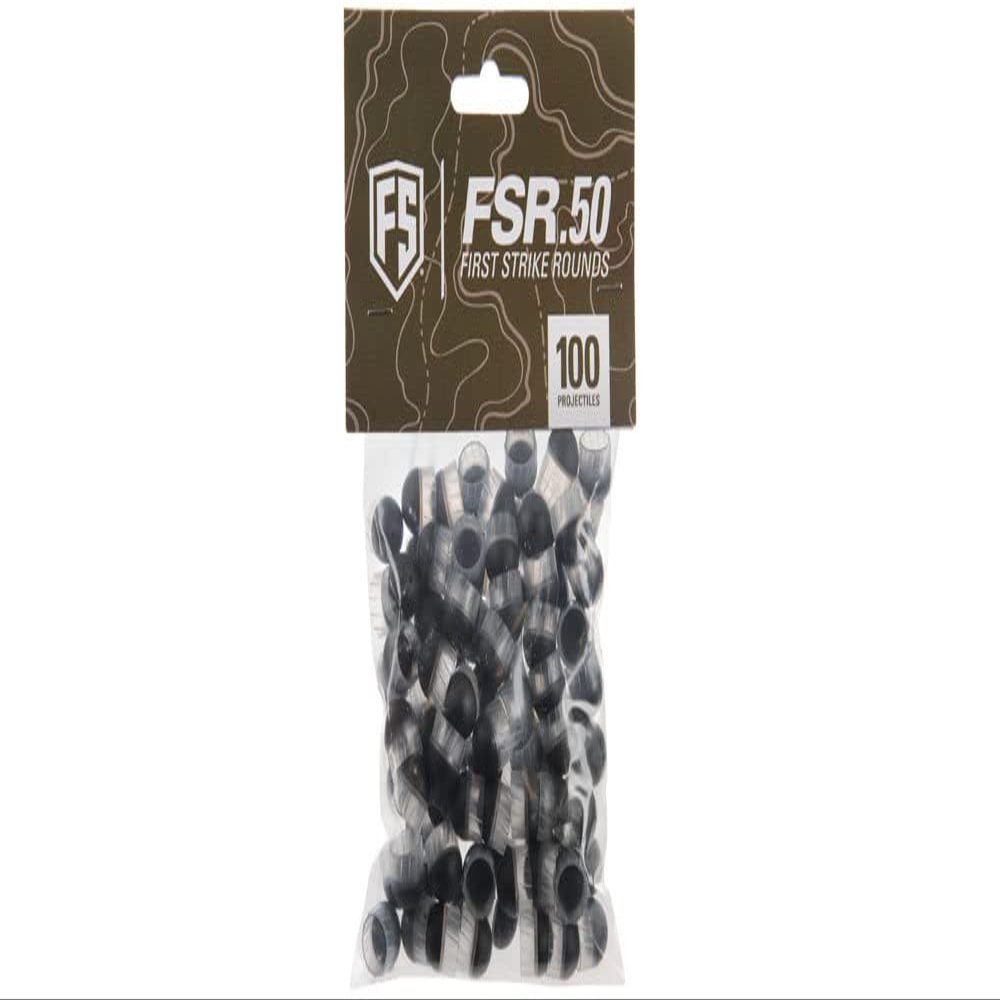 First Strike FSR 50 Caliber Rubber Tip Rounds - 100ct