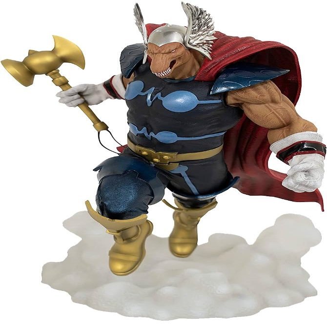 Diamond Select Toys Marvel Gallery: Beta Ray Bill PVC Statue, Multicolor, 10 inches