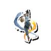 AQUARIUS Legend of Korra Bending Funky Chunky Novelty Magnet for Refrigerator, Locker, Whiteboard & Game Room Officially Licensed Legend of Korra Merchandise & Collectibles view 1