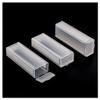 Lab Microscope Slides 3Pcs Plastic Rectangle Microscope Glass Holder Slide Box Microscope Parts view 1