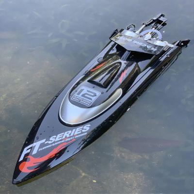 Ssccgym 18Inch Brushless RC Speed Boat 2.4G 4WD 45-50KM/H Remote Control Watercraft Under Motor RC Submarine for 14Y+ Hobby Adults (FT012)