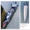 Ssccgym 18Inch Brushless RC Speed Boat 2.4G 4WD 45-50KM/H Remote Control Watercraft Under Motor RC Submarine for 14Y+ Hobby Adults (FT012) view 3