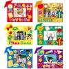 30 Packs Preschool Graduation Craft Kits for Kids Congrats Grad DIY Picture Frame Craft Art Class of 2025 Kindergarten Graduation Party Favor Decorations Home Classroom Gifts Game Activities view 1