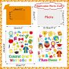 30 Packs Preschool Graduation Craft Kits for Kids Congrats Grad DIY Picture Frame Craft Art Class of 2025 Kindergarten Graduation Party Favor Decorations Home Classroom Gifts Game Activities view 3
