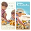 hahaland Toys for 5+ Year Old Boys - Take Apart Dinosaur Kids Toys Construction Vehicles 5 in 1 Transform into Dinosaur Robot STEM Building Toy for 5 6 7 8 Year Old Boys view 4