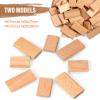 Kathfly 200 Pcs Domino Tenon Beech Wood Beechwood Loose Tenons Compatible with Domino Insertion Dowel Block for Joinery Systems, Woodworking Furniture Splicing, 2 Sizes view 2