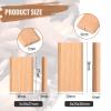 Kathfly 200 Pcs Domino Tenon Beech Wood Beechwood Loose Tenons Compatible with Domino Insertion Dowel Block for Joinery Systems, Woodworking Furniture Splicing, 2 Sizes view 3