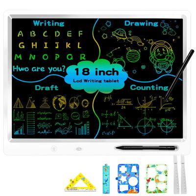 DKQFOO LCD Writing Tablet,18 Inch Large Writing Board with Stand LCD Drawing Tablet Educational Learning Toys Gifts for 3-12 Year Old Kids Adults Suitable for Home School Office
