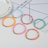 Cooluckday Heishi Surfer Bracelets for Women Vsco Boho Beaded Bracelet Friendship Polymer Clay Rainbow Bracelet Stack Vinyl Disc Stackable Bracelet (StarHeart) view 3