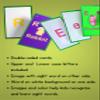 Alphabet ABC Flash Cards for Toddlers, PreKindergarten and Kindergarten Laminated with Binder Ring and 52 Flash Cards with Uppercase and Lowercase Letters view 3